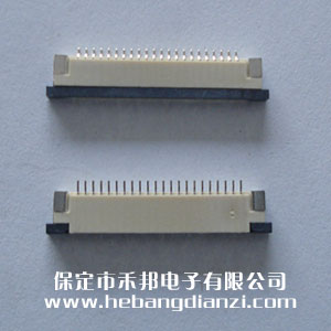 FPC座22P下 间距1.0