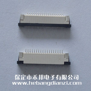 FPC座18P下 间距1.0