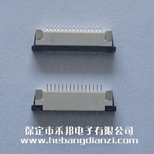 FPC座15P下(xià) 间距1.0