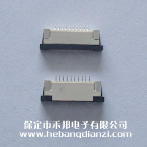FPC座10P下 间距(jù)1.0