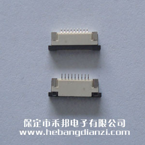 FPC座9P下 间距1.0