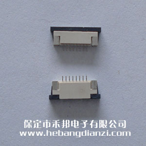 FPC座8P下(xià) 间距1.0