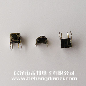 轻触(chù)开关(guān)6*6*5mm(2侧(cè)脚)