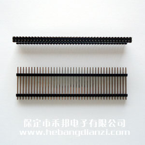 双塑2.54双排针 长30mm